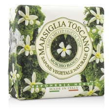 Marsiglia Toscano Triple Milled Vegetal Soap Muschio Bianco 200g