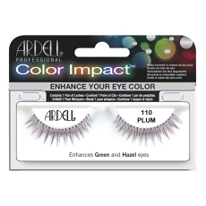 Color Impact #110 Plum False Eyelashes Womens Ardell Halloween Eye Lashes Makeup