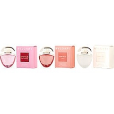 By Bulgari Set-3 Piece Womens Mini Variety With Omnia Crystalline & Omnia Pink Sapphire & Omnia Coral And All Are Eau De Toilette Sprays For Women