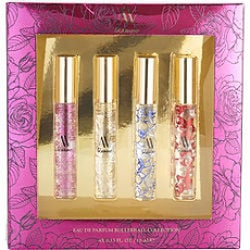 By Adrienne Vittadini 4 Piece Womens Mini Variety With Charming & Enchanting & Passionate & Spirited And All Eau De Parfum Rollerball Mini For Women