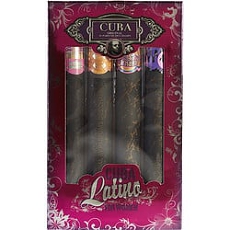 By Cuba 4 Piece Mini Variety With Cuba Copacabana & Carnaval & Cactus & Maya & All Are Eau De Parfum For Women
