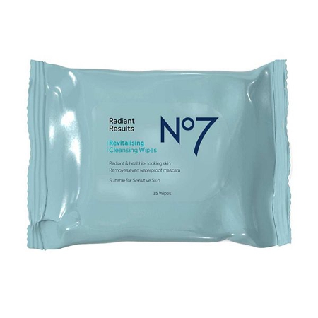 Radiant Results Mini Revitialising Cleansing Wipes 15's