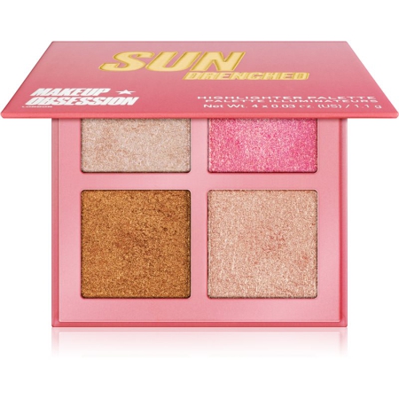 Glow Crush Highlighting Palette Shade Sun Drenched 4,4 G