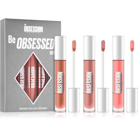 Be Obsessed With Lip Set Shade Hooked, Entranced, Captivated 3 X 5 Ml