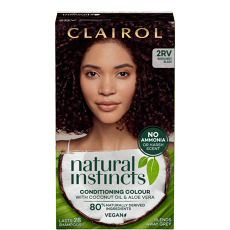 Natural Instincts Semi-permanent No Ammonia Vegan Hair Dye Various Shades 2rv Burgundy Black
