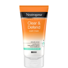 Neutrogena Clear And Defend 2 In 1 Wash Mask
