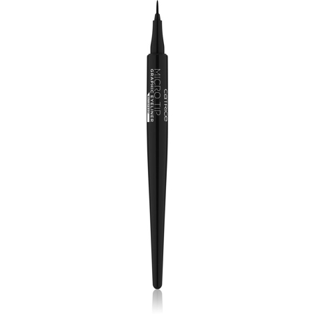 Micro Tip Graphic Eyeliner With Wide Felt Tip Shade 010 Deep Black 4,1 G
