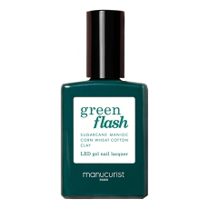 Green Flash Led Nail Polish Milky White