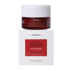 Korres Wild Rose Night Advanced Sleeping Cream Repair Facial