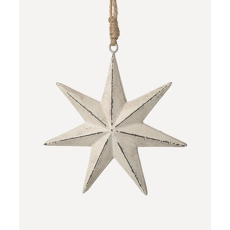 Star Wood Tree Ornament