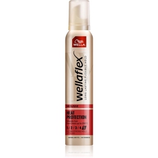 Wellaflex Heat Protection Styling Mousse For Heat Hairstyling 200 Ml