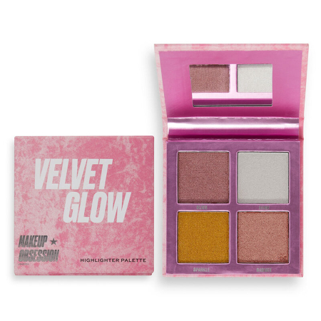Makeup Obsession Velvet Glow Highlighter Palette