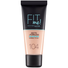 Fit Me! Matte And Poreless Foundation Various Shades 104 Soft