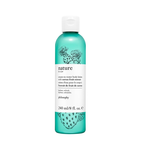 Cream-to-water Body Lotion With Cactus Fruit Extract