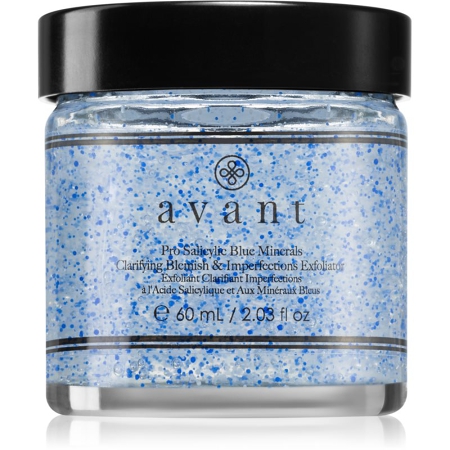 Blemish Battling Pro Salicylic Blue Minerals Clarifying Blemish & Imperfections Exfoliator Gentle Facial Scrub To Treat Skin Imperfections 60 Ml
