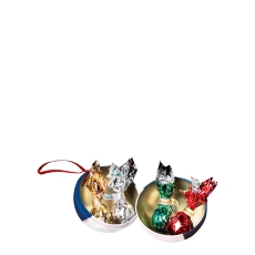 Chocolate-filled Tin Christmas Bauble