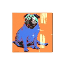 Art Doggy Warhol High Gloss Resin Canvas Print