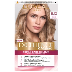 Excellence Crème Permanent Hair Dye Various Shades 8.12 Frosted Beige Blonde
