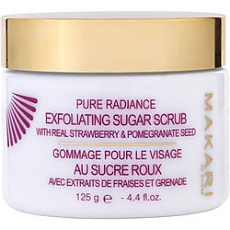 By Makari Pure Radiance Exfoliating Sugar Scrub W/real Strawberry & Pomegranate Seed/ For Women