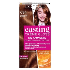 L'oreal Paris Casting Creme Gloss Semi-permanent Hair Dye, Hair Dye 634 Chesnut Honey Brown