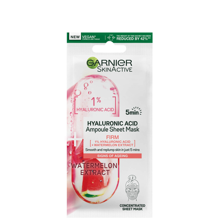 Skinactive Firming Ampoule Sheet Mask Watermelon And 1% Hyaluronic Acid
