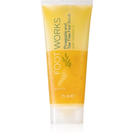 Foot Works Pineapple And Tea Tree Softening Feet Care For Cracked Skin With Vitamine E 75 Ml
