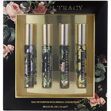 By Ellen Tracy Set-4 Piece Mini Variety With Ellen Tracy Courageous & Ellen Tracy Inspiring & Ellen Tracy Radiant & Ellen Tracy Confident And All Are Eau De Parfum Rollerball Minis For Women