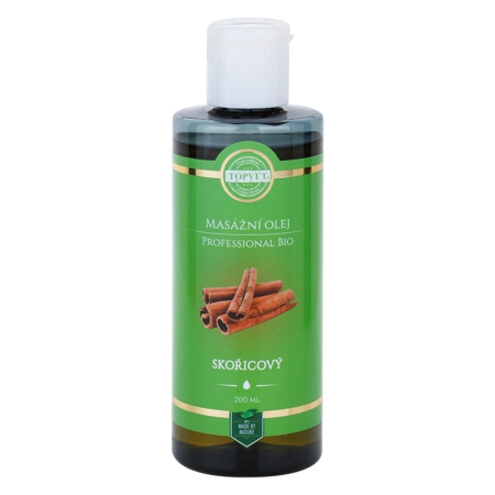 Green Idea Topvet Premium Professional Bio Massage Oil Cinnamon 200 Ml