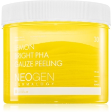 Clean Beauty Gauze Peeling Lemon Bright Pha Exfoliating Cotton Pads With Brightening And Smoothing Effect 30 Pc
