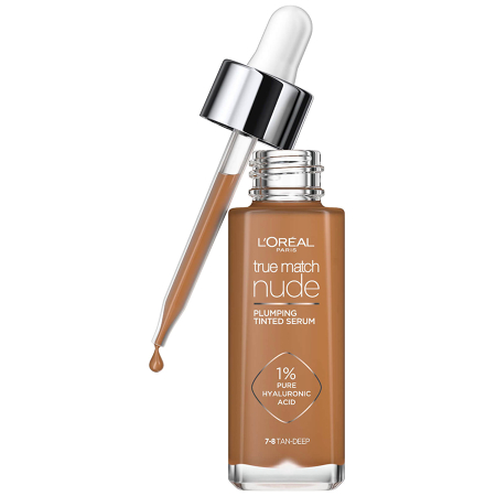 True Match Nude Plumping Tinted Serum Various Shades 7-8 Tan-