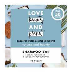 Love Beauty And Planet Volume & Bounty Coconut Water And Mimosa Flower Shampoo Bar