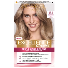 Excellence Crème Permanent Hair Dye Various Shades 8.1 Natural