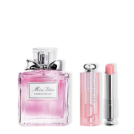 Dior Iconic Duo Miss Dior Blooming Bouquet & Dior Lip Glow Lip Balm 001 Pink Bundle