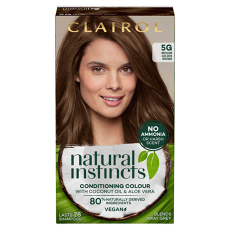 Natural Instincts Semi-permanent No Ammonia Vegan Hair Dye Various Shades 5 Medium Golden Brown
