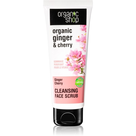 Organic Ginger & Cherry Exfoliating Face Cleanser 75 Ml
