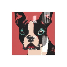Pop Art Doggy Warhol High Gloss Resin Canvas Print