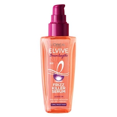 L'oreal Leave In Serum By Elvive Dream Lengths Sleek Frizz Killer For Long, Frizzy Hair