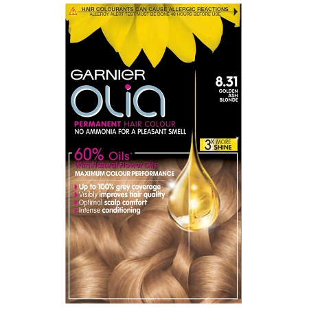 Olia Permanent Hair Dye Various Shades Olden Ash Blonde