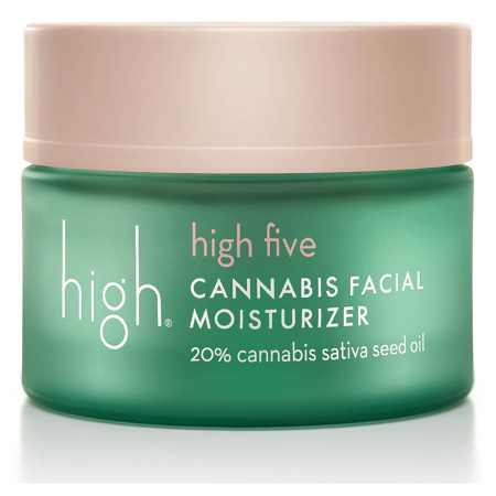 High Five Cannabis Facial Moisturizer 20% Cannabis Sativa Seed Oil