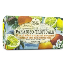 Paradiso Tropicale Triple Milled Natural Soap Tahitian Lime & Mosambi Peel 250g
