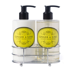 Ginger & Lime Hand Wash & Lotion Caddy 2 X