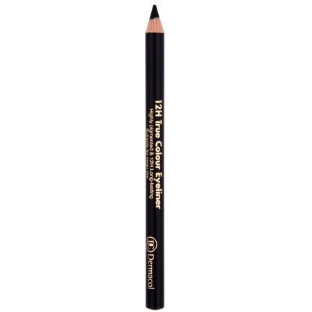 12h True Colour Eyeliner Long-lasting Eye Pencil Shade 08 Black