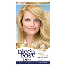 Clairol Nice'n Easy Cream Oil Infused Permanent Hair Dye 10a Baby