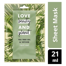 Love Beauty And Planet Rapid Detox Face Sheet Mask