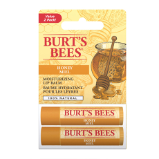 100% Natural Moisturising Lip Balm Honey With Beeswax Duo
