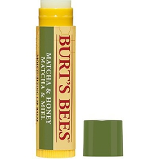 100% Natural Origin Moisturising Lip Balm, Matcha & Honey With Beeswax & Green Tea Extract