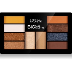 Big Face Eyeshadow Palette With Highlighter With Bronzer 02 12 G