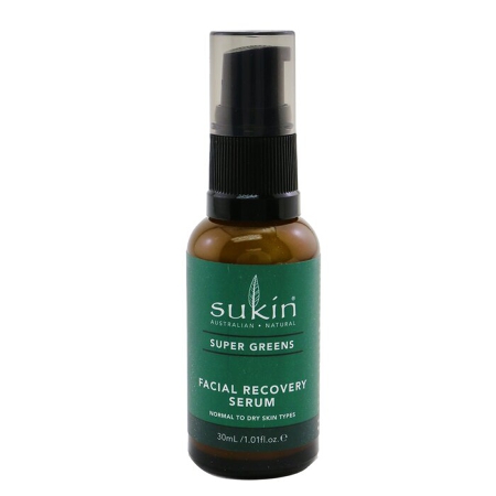 Super Greens Facial Recovery Serum Normal To Dry Skin Types 30ml