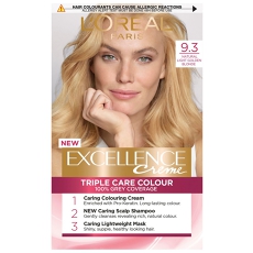 Excellence Crème Permanent Hair Dye Various Shades 9.3 Light Gold Blonde