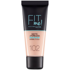 Fit Me! Matte And Poreless Foundation Various Shades 102 Fair